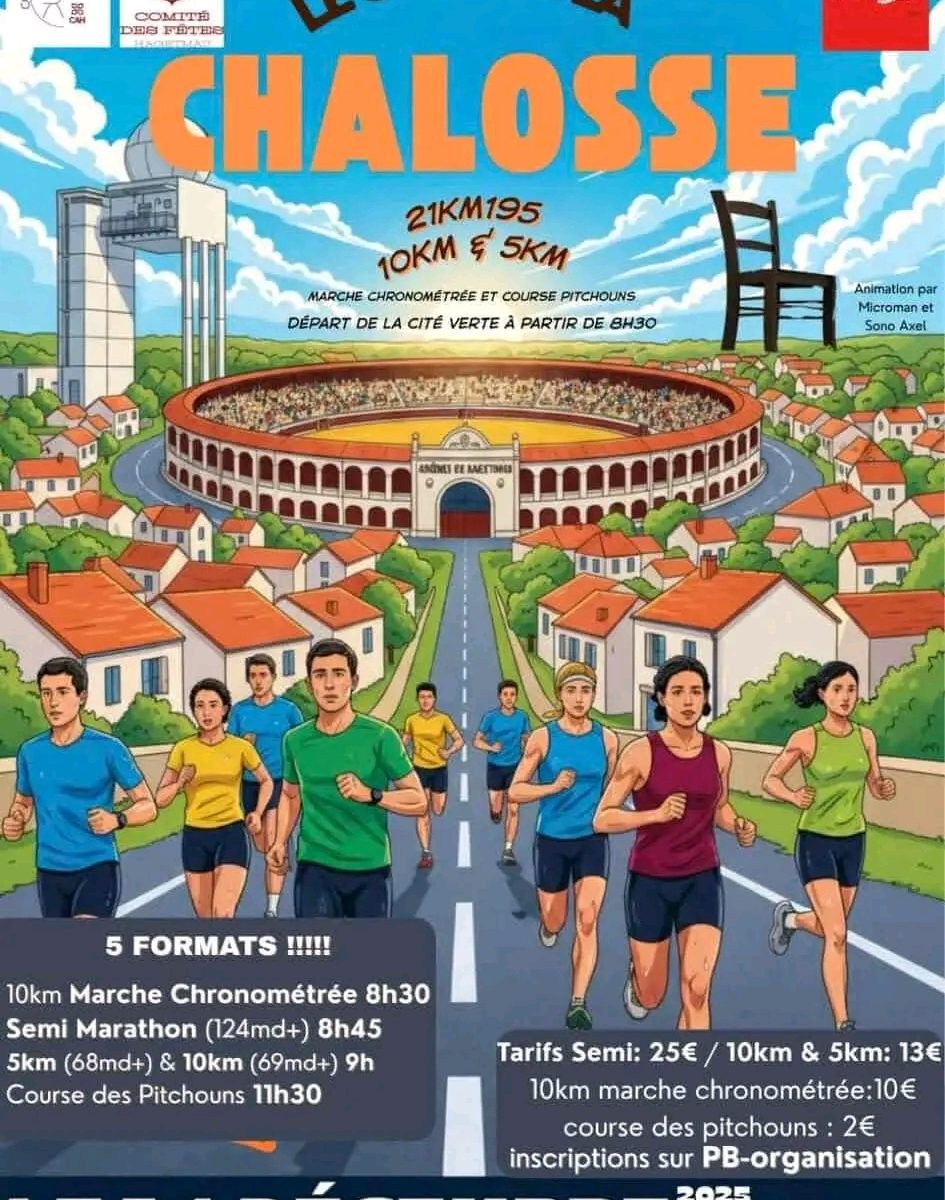 Dimanche 14 decembre à Hagetmau: Courses 21km, 10km, 5km Marche 10km Apres si il y a des intéressés on peut éventuellement faire une halte gastronomique a la Ferme Marquine à Mugron (menu autour de 20€ où carte vraiment abordable) 😉